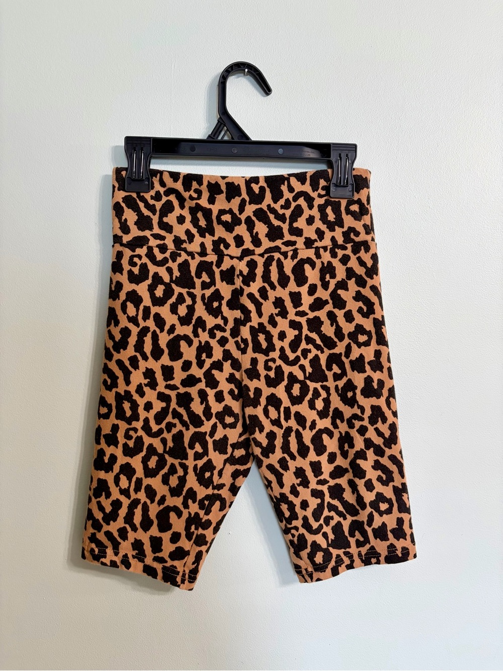 wild fable Leopard Print Bike Shorts - Tan and Black